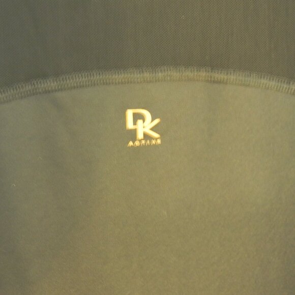 Donna Karan Active Tank Sleeveless Black Mesh Athletic Workout Running NW - Picture 7 of 13